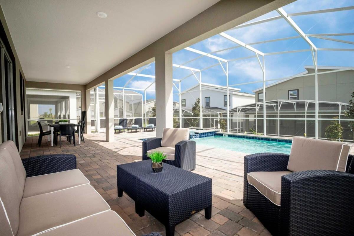 Marvelous 7Bd/5Ba Family Friendly W/ Gameroom & Pool Close To Disney 1201 基西米 外观 照片