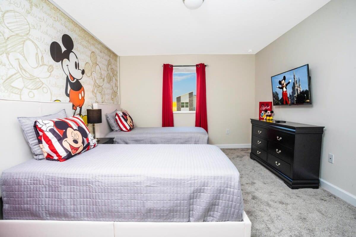Marvelous 7Bd/5Ba Family Friendly W/ Gameroom & Pool Close To Disney 1201 基西米 外观 照片
