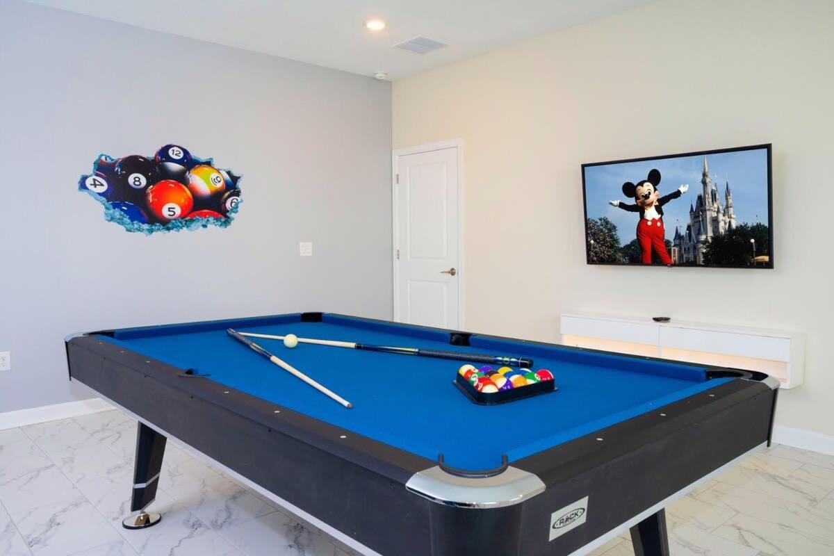Marvelous 7Bd/5Ba Family Friendly W/ Gameroom & Pool Close To Disney 1201 基西米 外观 照片