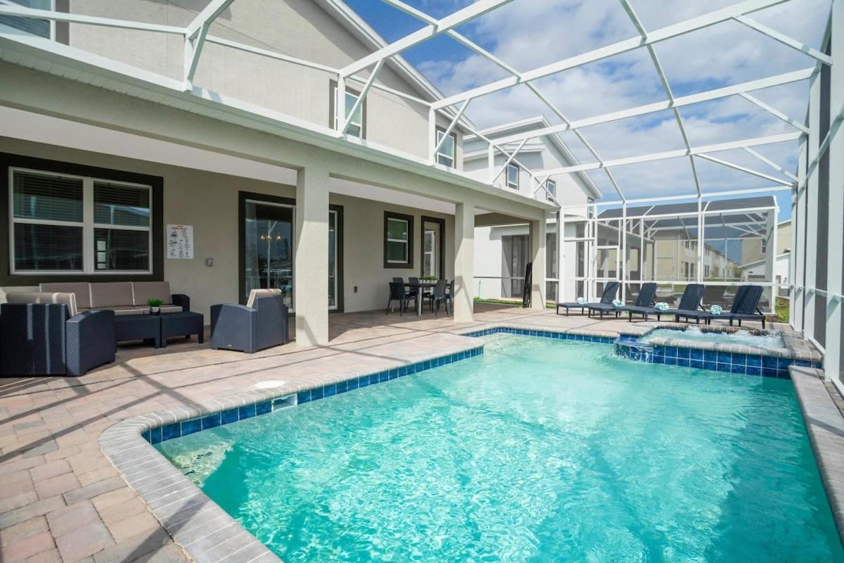 Marvelous 7Bd/5Ba Family Friendly W/ Gameroom & Pool Close To Disney 1201 基西米 外观 照片